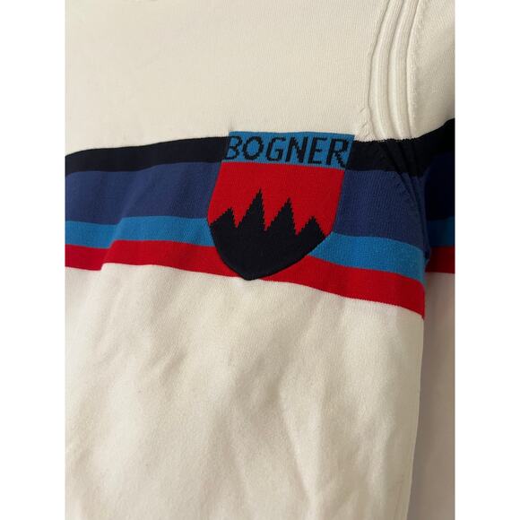 Bogner women’s winter sweater size 8 front chest pocket mountains apres top - Picture 4 of 7